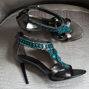 Carlos Santana Stone & Crystal Heels